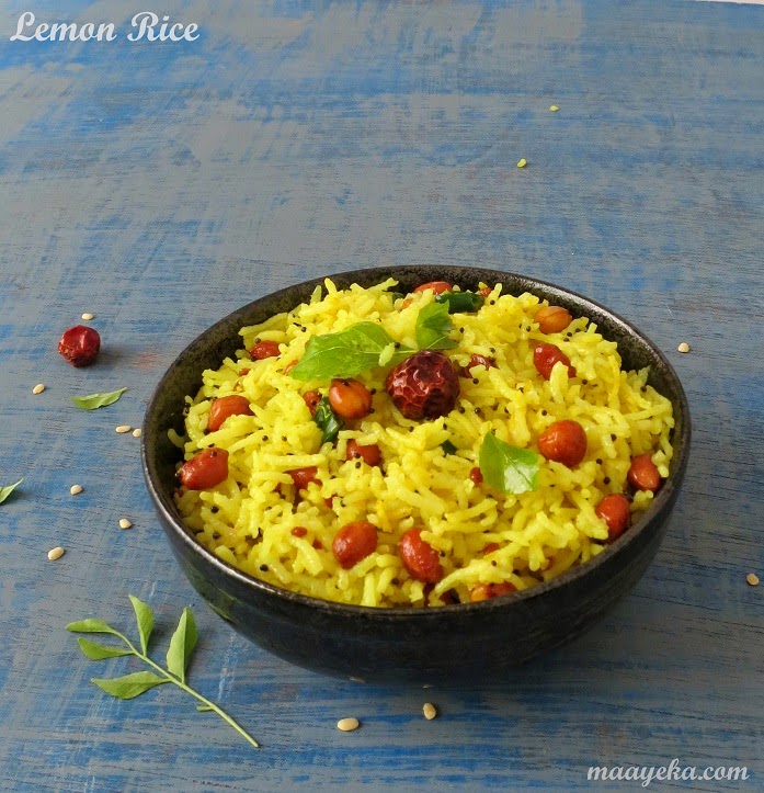 Lemon Rice Recipe, How To Make Lemon Rice, » Maayeka