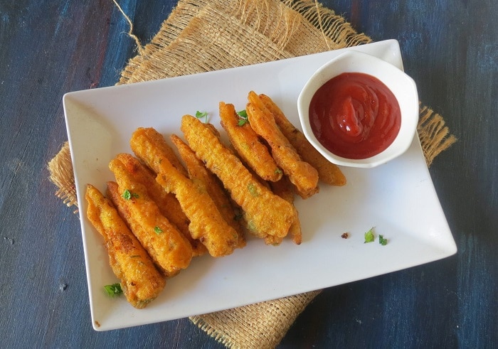 baby corn fritters