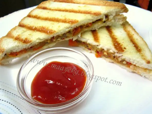 eggplant panini sandwich