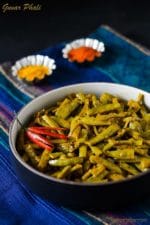 Guvar Phali ki Sabzi Recipe , How To Make Guvar Phali Ki Sabzi, Cluster Bean Stir Fry