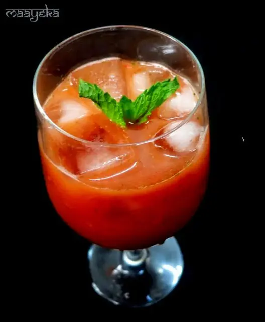 minty tomato twister juice