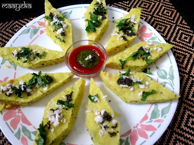 Gujarati khatta dhokla recipe