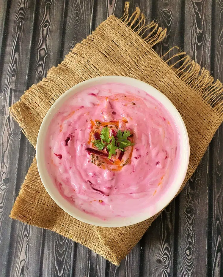 Beetroot Raita