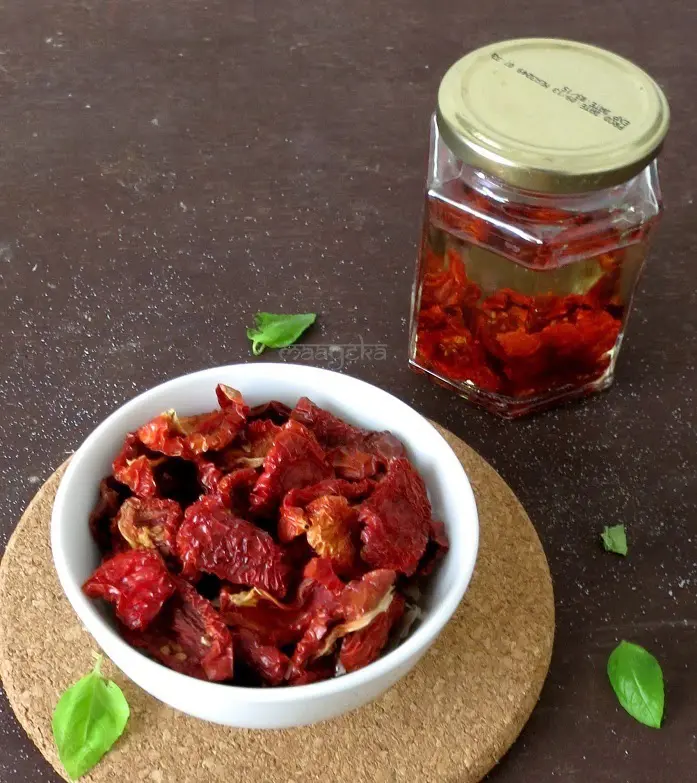 home made sun dried tomatoes