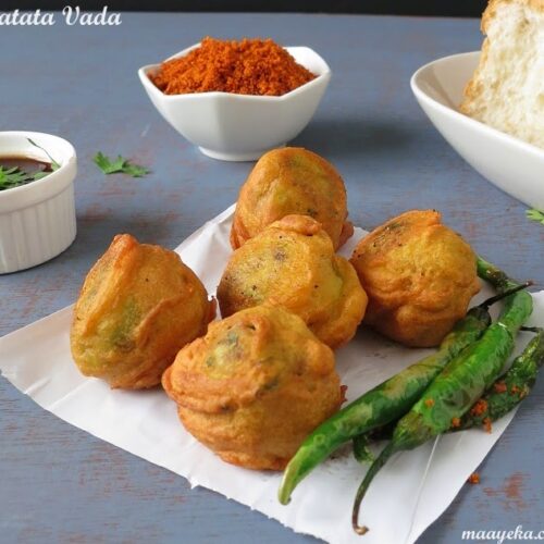 Batata Vada Recipe | How to Make Batata Vada +Video » Maayeka