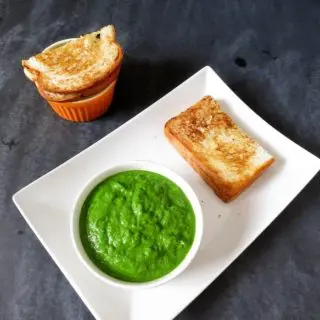 green mint chutney