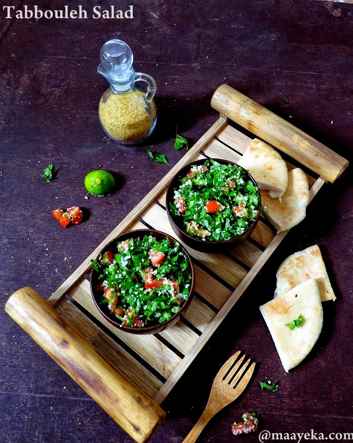 Libanesischer frischer Taboulé-Salat