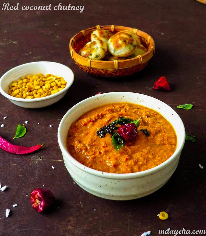 red coconut chutney » Maayeka