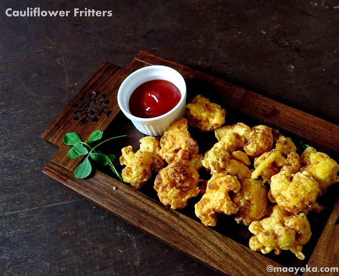 cauliflower fritters