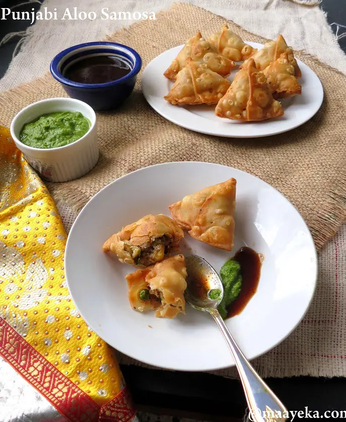 How To Make Crispy Aloo Samosa I Punjabi Aloo Samosa Recipe » Maayeka