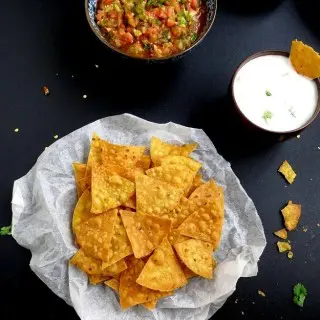 homemade tortilla chips