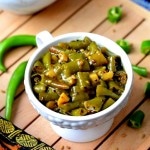 chili pickle in tamarind and jaggary