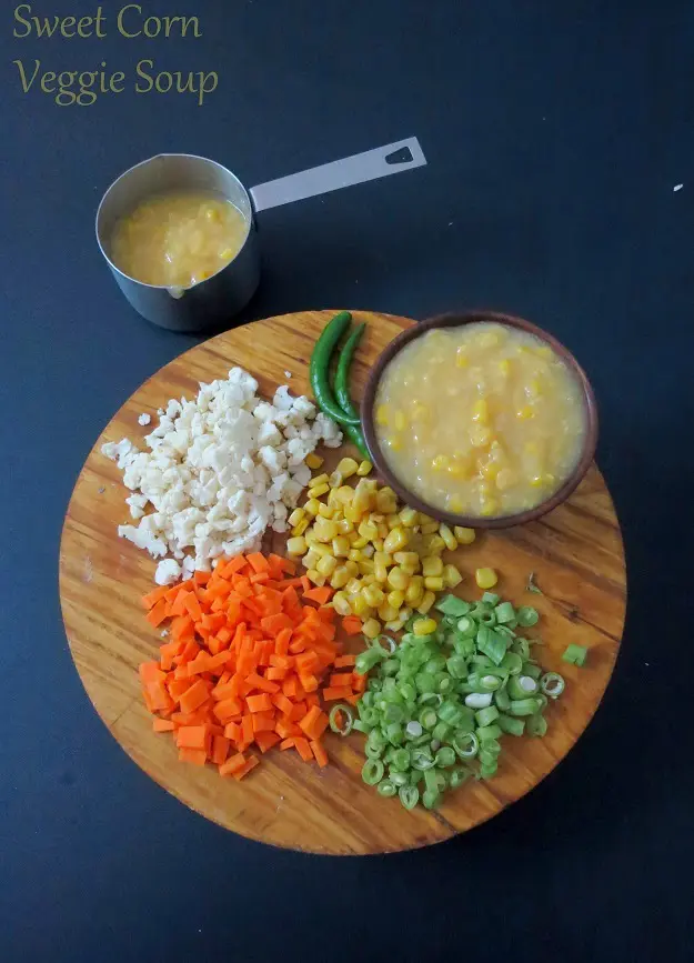 cjinese sweet corn and vegetable soup