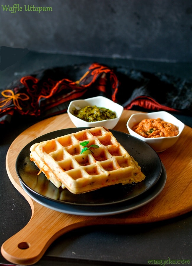 savoury-waffle-uttapam-south -indian-snack » Maayeka