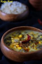 Kulfa Ki Kadhi , Purslane and Bengal Gram Curry