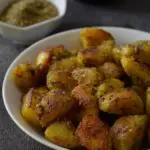 poatatoes roasted with zaatar