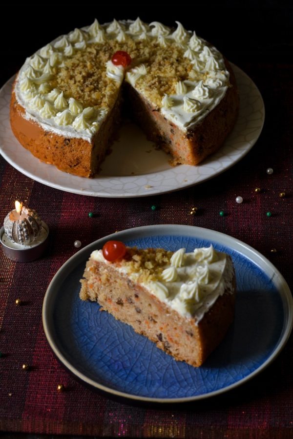 Eggless Carrot Cake Recipe Â» Maayeka