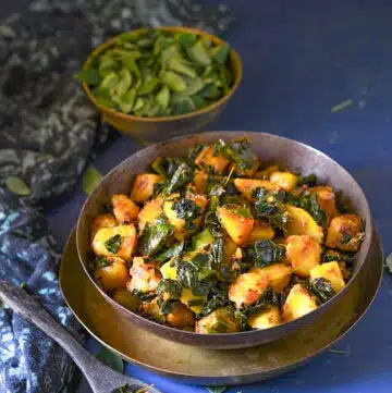 moringa -leaves- aloo --sabji