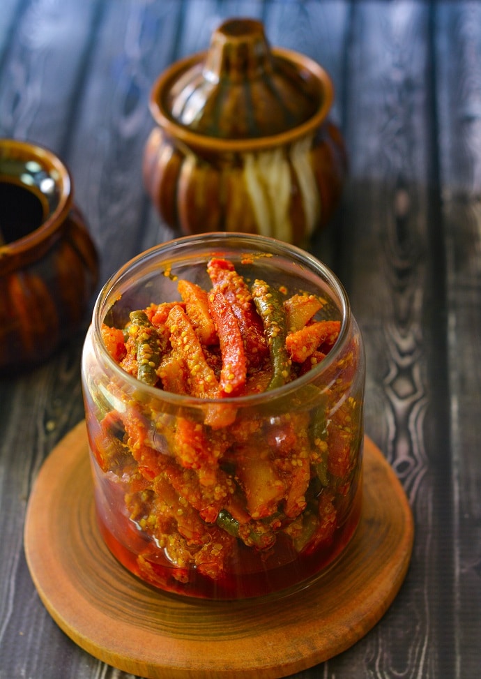 How To Make Gajar Mooli Ka Achar ,Carrot and Radish Pickle Recipe » Maayeka