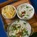 rajgiri aloo kadhi aur sama ke chawal