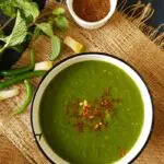 raw mango mint chutney