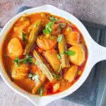 Drumstick Aloo Sabji