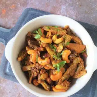kaju-karela-sabji-bitter-gourd-curry