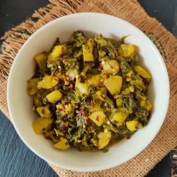 mooli-palak-bhujiya