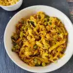 patta gobhi -matar-cabage-matar